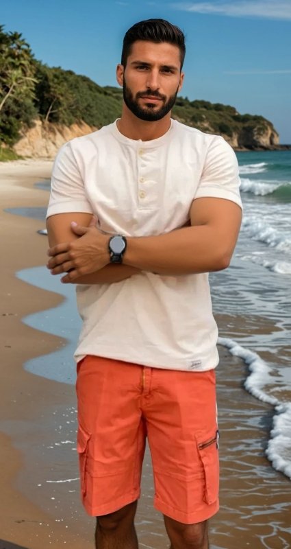 Lässige Herren-Shorts mit praktischen Taschen für den täglichen Gebrauch