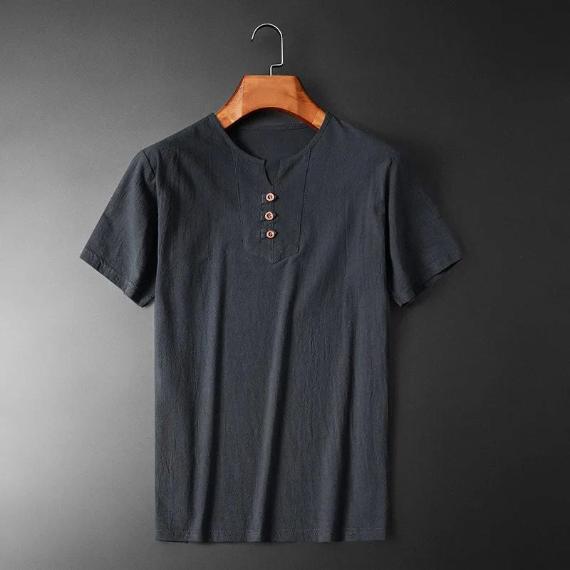 Gio – Leicht und elegant Sommer-T-Shirt aus weichem Stoff und leichter Sommerwebung