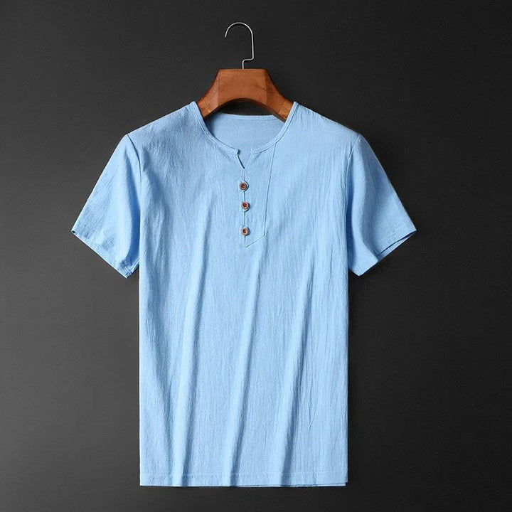 Gio – Leicht und elegant Sommer-T-Shirt aus weichem Stoff und leichtem Sommergewebe