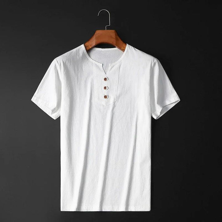 Gio – Leicht und elegant Sommer-T-Shirt aus weichem Stoff und leichter Sommerwebung