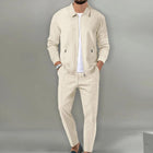 Herren Slim Fit Cardigan Set