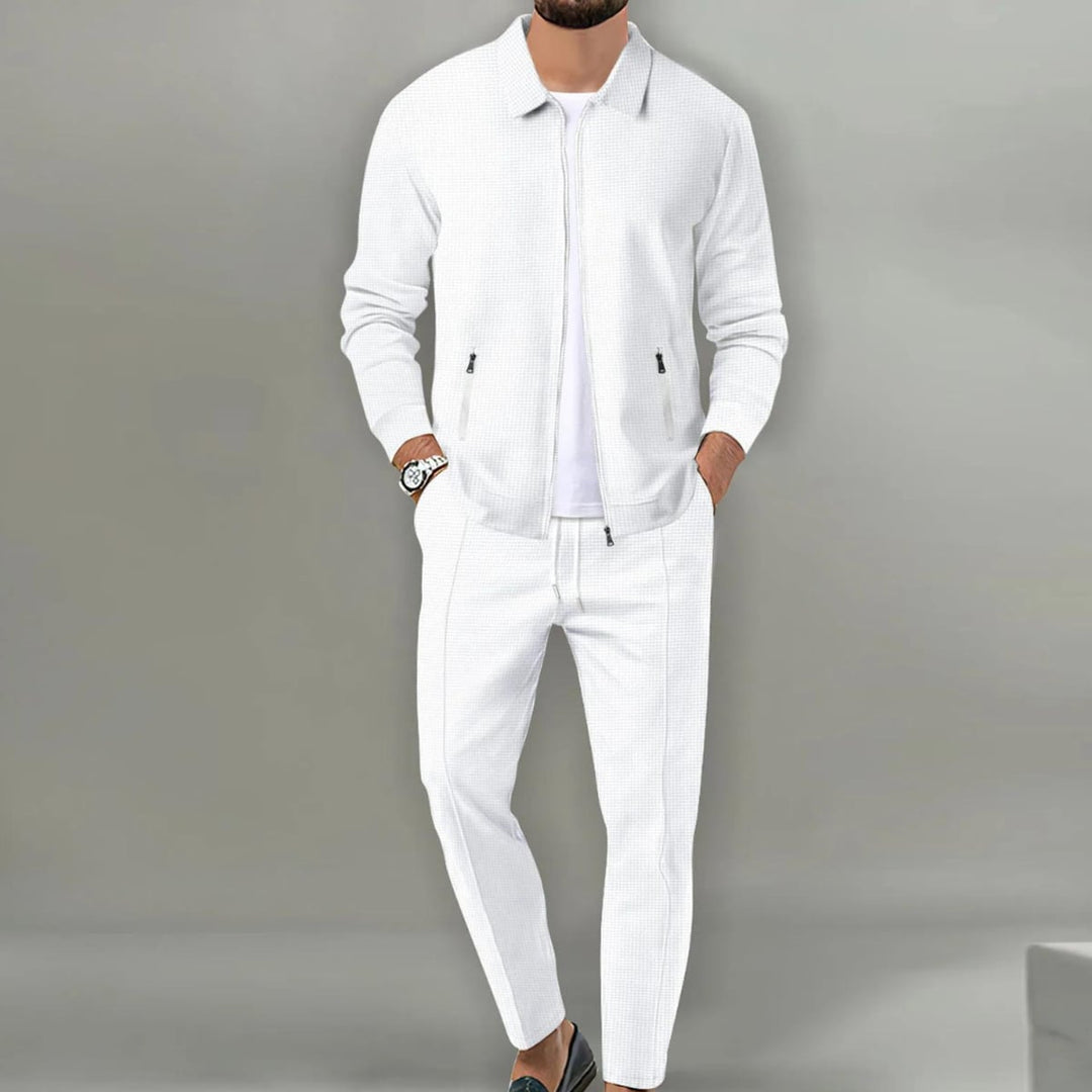 Herren Slim Fit Cardigan Set