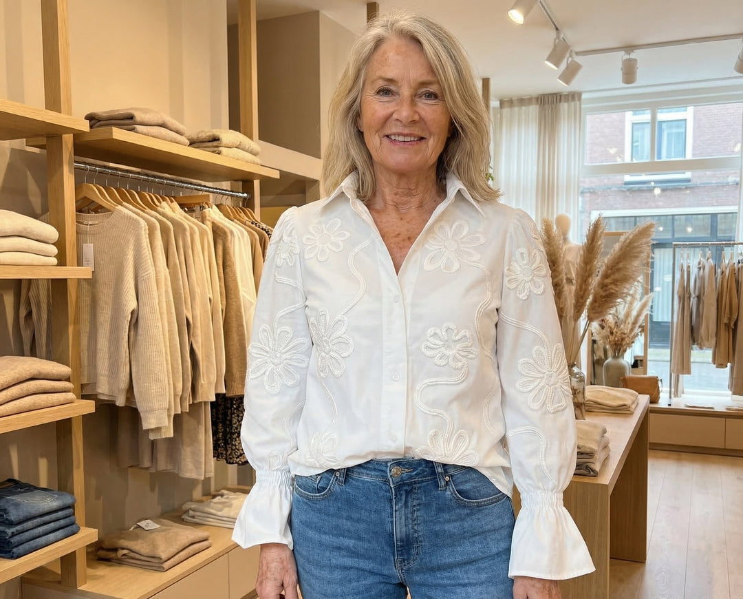 MARIANNE - Lässige Bluse Mit Blumenmuster