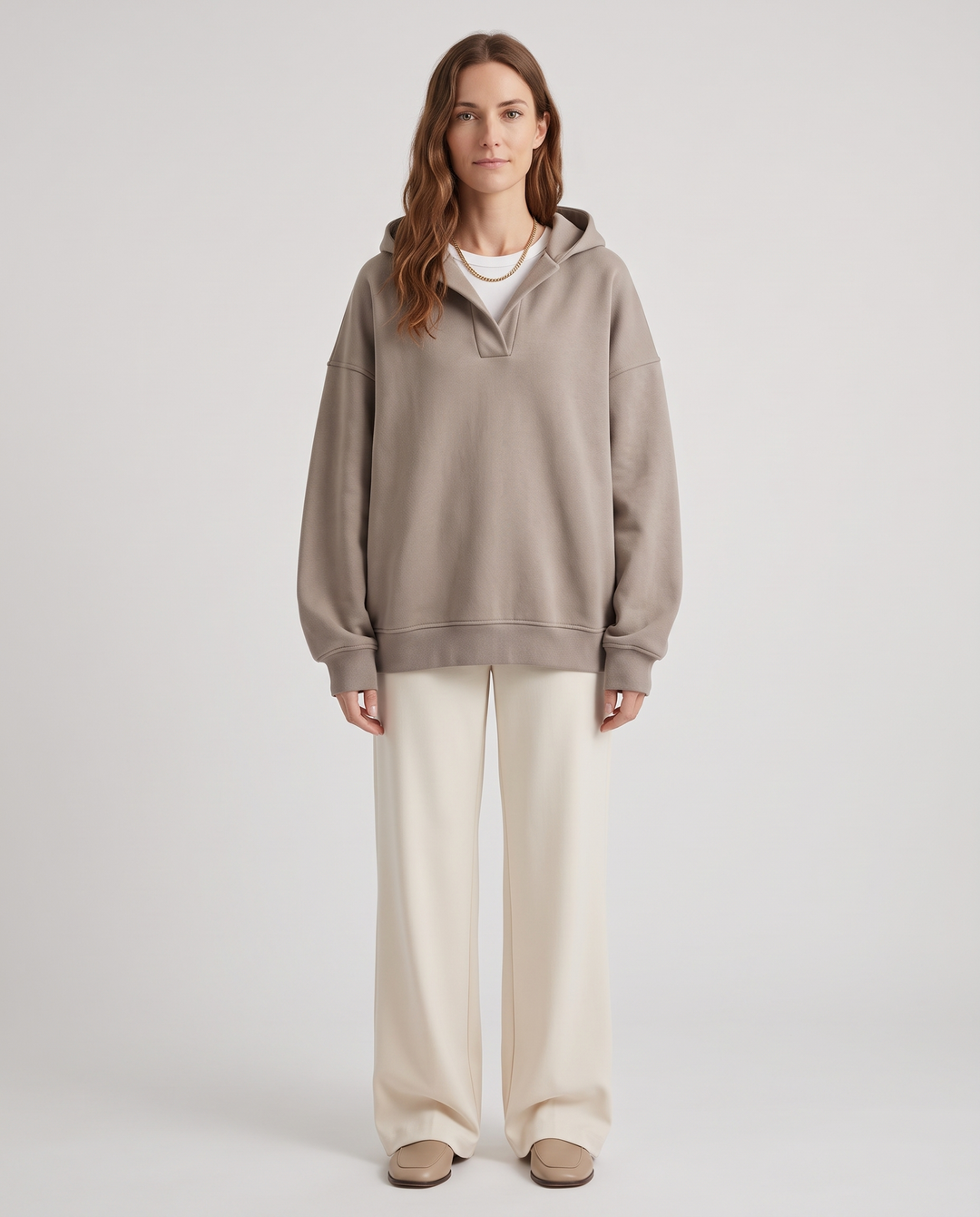 Aveline | Damen Kapuzen Oversized Pullover für den Alltag