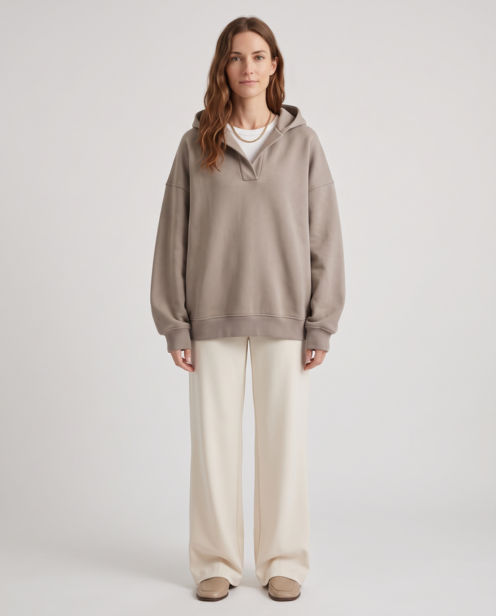 Aveline | Damen Kapuzen Oversized Pullover für den Alltag