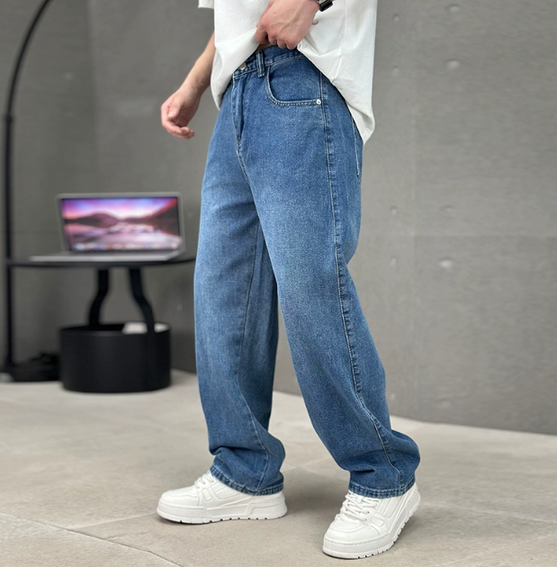 Herren Jeans weite Passform gerader Schnitt