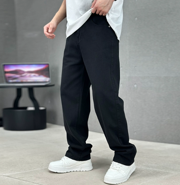 Herren Jeans weite Passform gerader Schnitt
