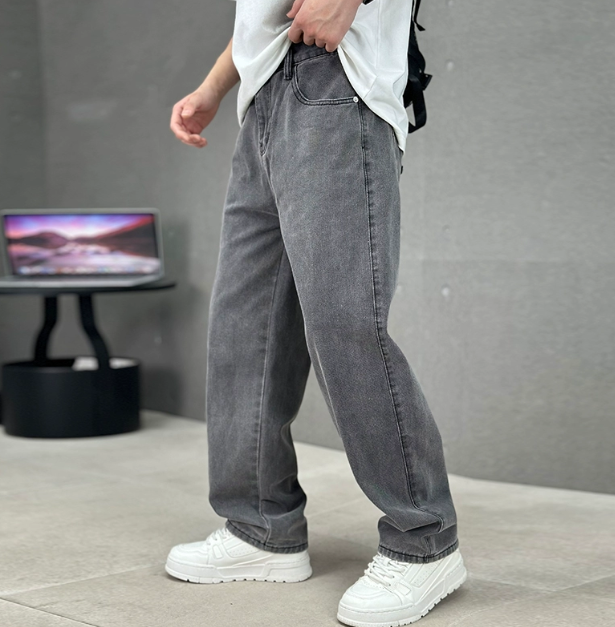 Herren Jeans weite Passform gerader Schnitt