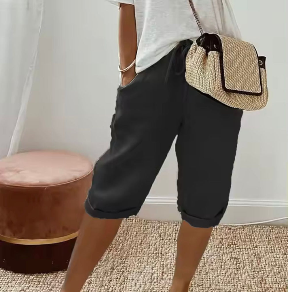 KLAUDIJA - Leinen Gemak Shorts