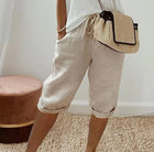 KLAUDIJA - Leinen Gemak Shorts