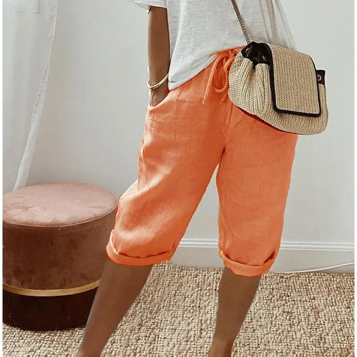 KLAUDIJA - Leinen Gemak Shorts