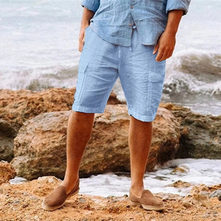 Weißer Shorts mit Weitem Schnitt für Herren | Ideal für den Sommer