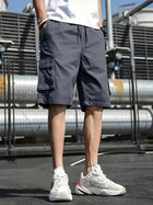 Kurze Cargo-Shorts mit mehreren Taschen für Herren | Ideal für den Sommer