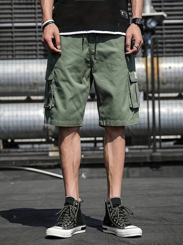 Kurze Cargo-Shorts mit mehreren Taschen für Herren | Ideal für den Sommer