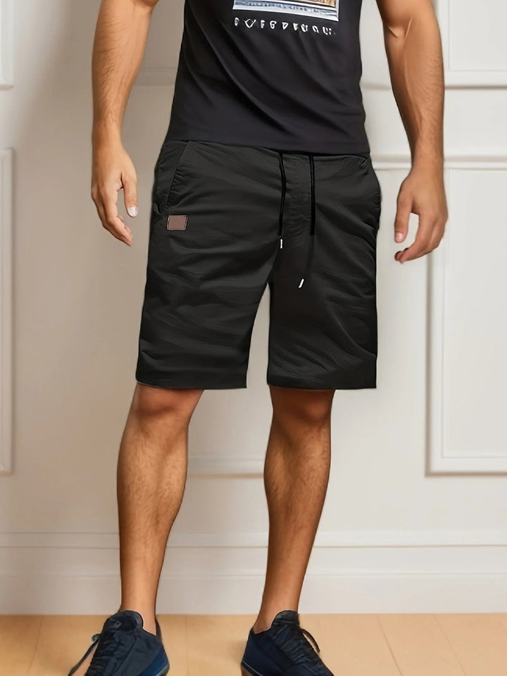 Kurze Cargo-Hose mit elastischem Bund für Herren | Ideal für den Sommer