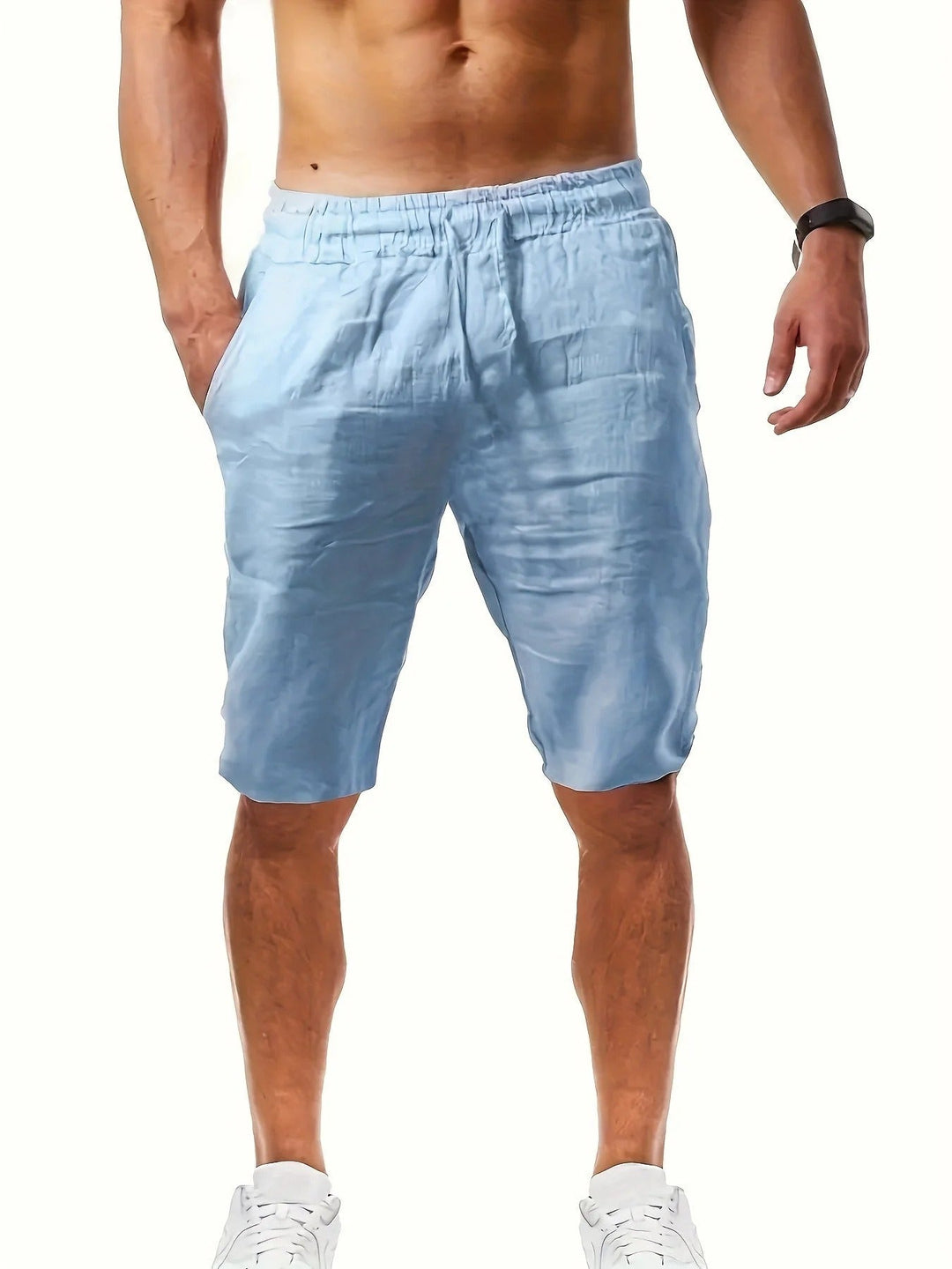 Kurze Hose mit elastischem Bund für Herren | Ideal für den Sommer
