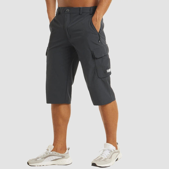Leichter Cargo-Shorts mit elastischem Bund für Herren | Ideal für den Sommer