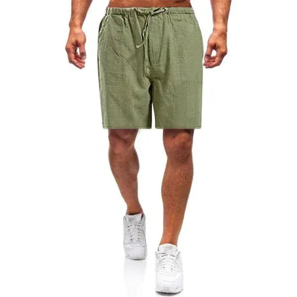 Kurze Hose mit Gummibund und Kordel für Herren | Ideal für den Sommer