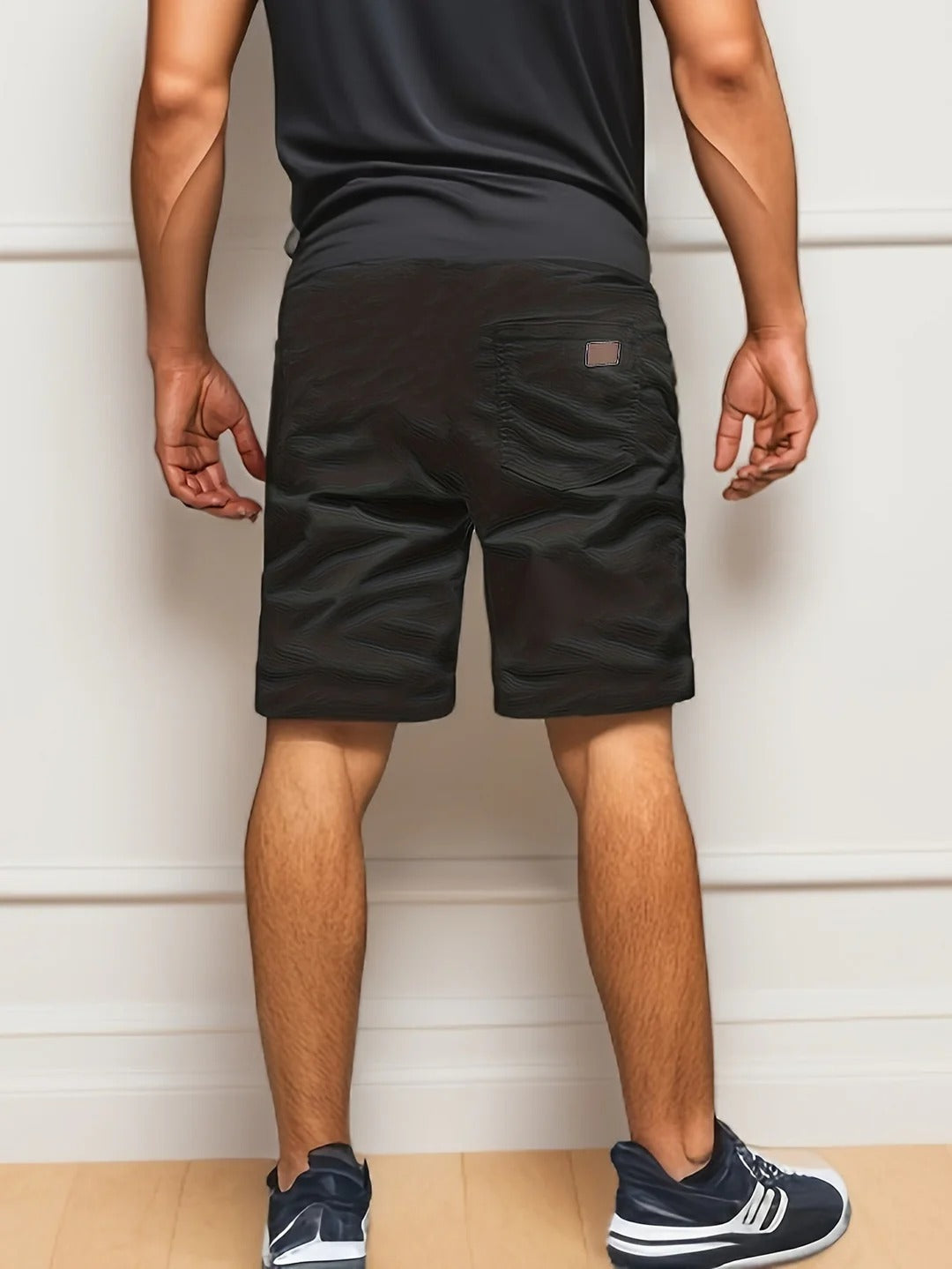 Kurze Cargo-Hose mit elastischem Bund für Herren | Ideal für den Sommer