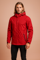 Herren Windjacke mit Kapuze und verstellbaren Manschetten