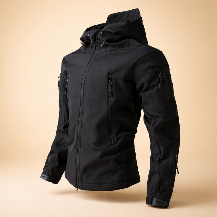 Herrenjacke mit Kapuze und Reißverschluss - Lässige Sommerjacke