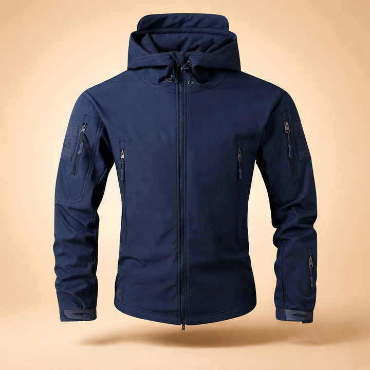 Herrenjacke mit Kapuze und Reißverschluss - Lässige Sommerjacke