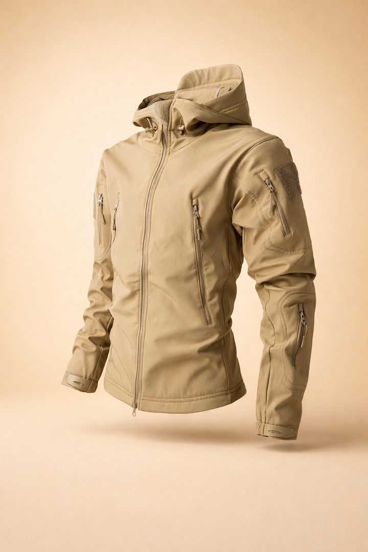Herrenjacke mit Kapuze und Reißverschluss - Lässige Sommerjacke
