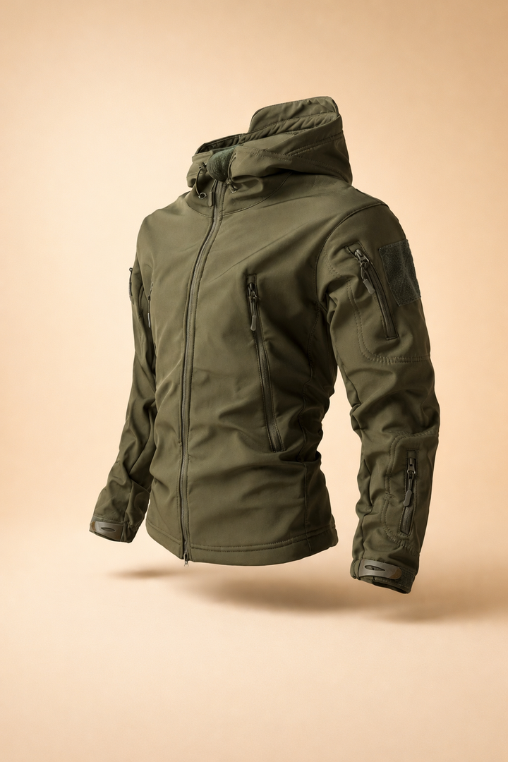 Herrenjacke mit Kapuze und Reißverschluss - Lässige Sommerjacke