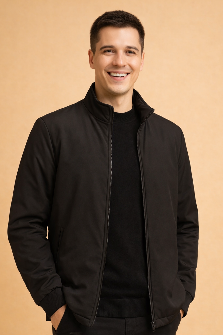 Herren Bomberjack Oversized mit Versteckter Innentasche