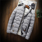 Herren Gewatteierte Jacke Leichtgewichtig - Geometrisches Design