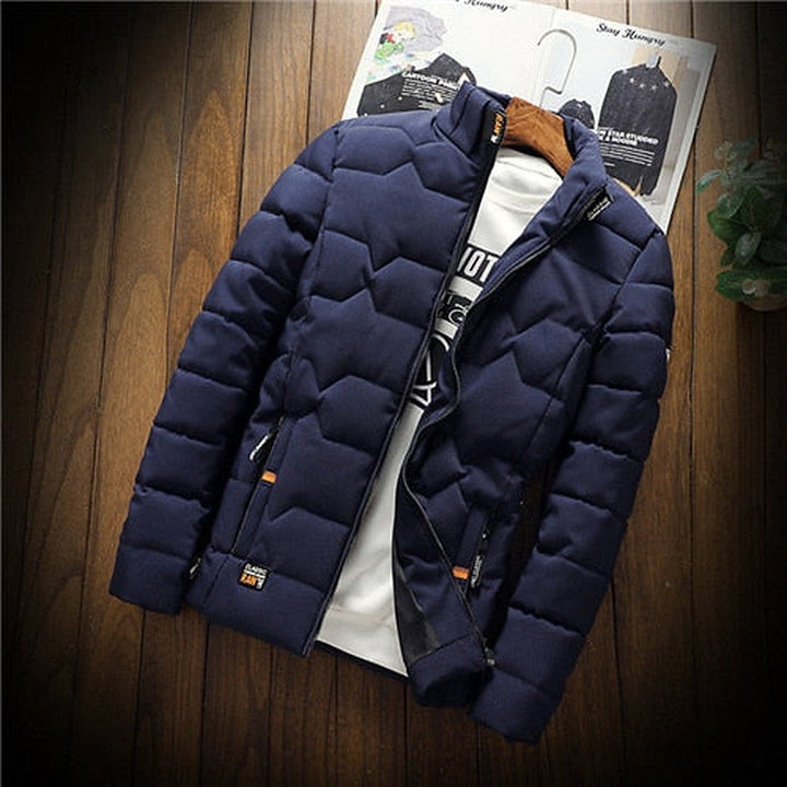 Herren Gewatteierte Jacke Leichtgewichtig - Geometrisches Design