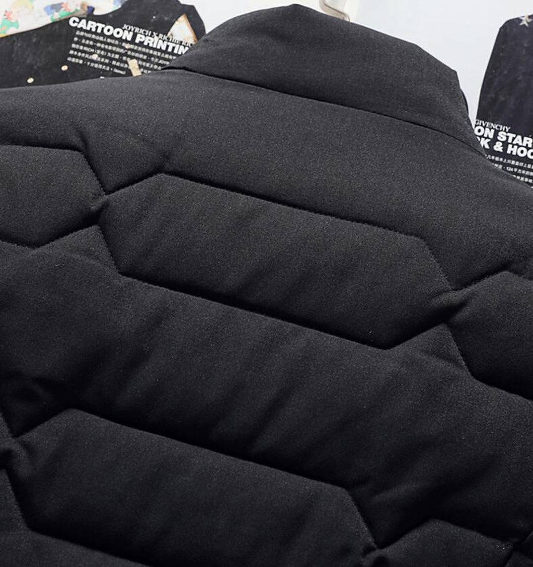 Herren Gewatteierte Jacke Leichtgewichtig - Geometrisches Design