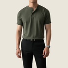 Kjell | Herren Henley Shirt Minimalistisch Sommer
