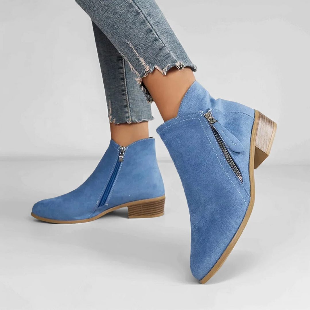 Zeitlose Blockabsatz-Stiefeletten - Mila