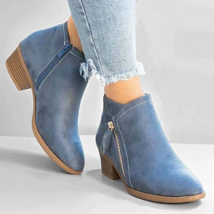 Zeitlose Blockabsatz-Stiefeletten - Mila
