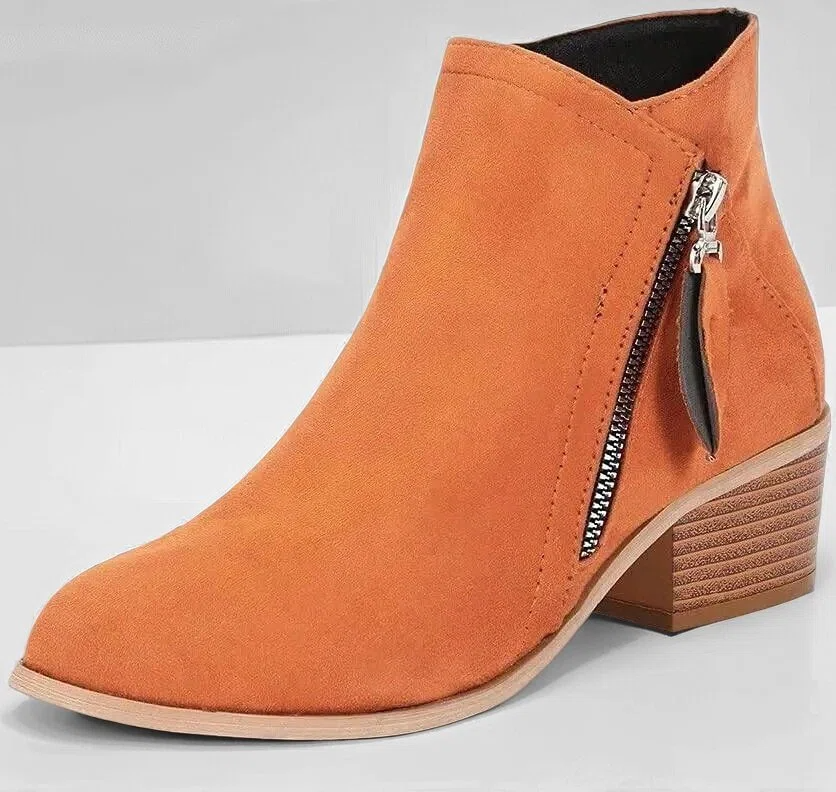 Zeitlose Blockabsatz-Stiefeletten - Mila