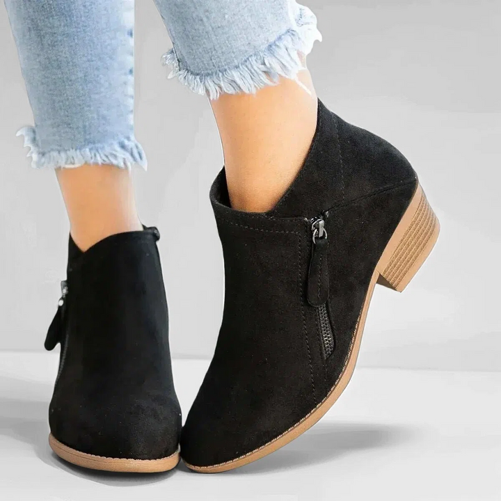 Zeitlose Blockabsatz-Stiefeletten - Mila