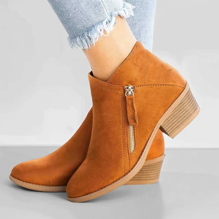 Zeitlose Blockabsatz-Stiefeletten - Mila