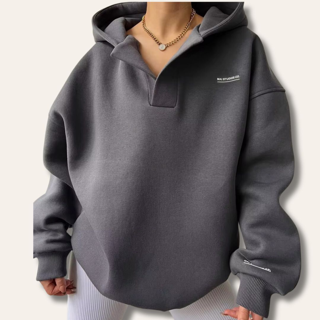 Aveline | Damen Kapuzen Oversized Pullover für den Alltag