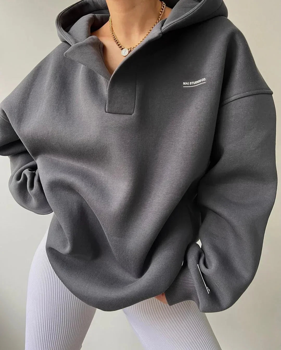 Aveline | Damen Kapuzen Oversized Pullover für den Alltag