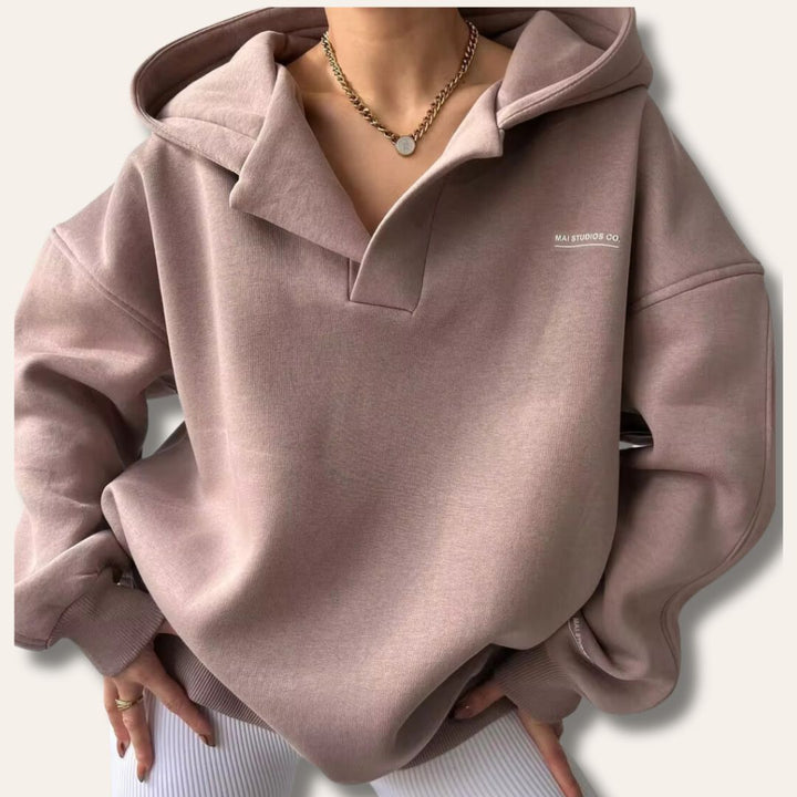 Aveline | Damen Kapuzen Oversized Pullover für den Alltag
