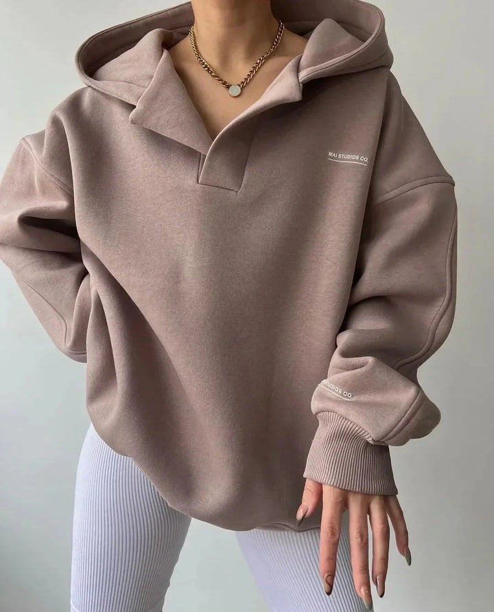 Aveline | Damen Kapuzen Oversized Pullover für den Alltag