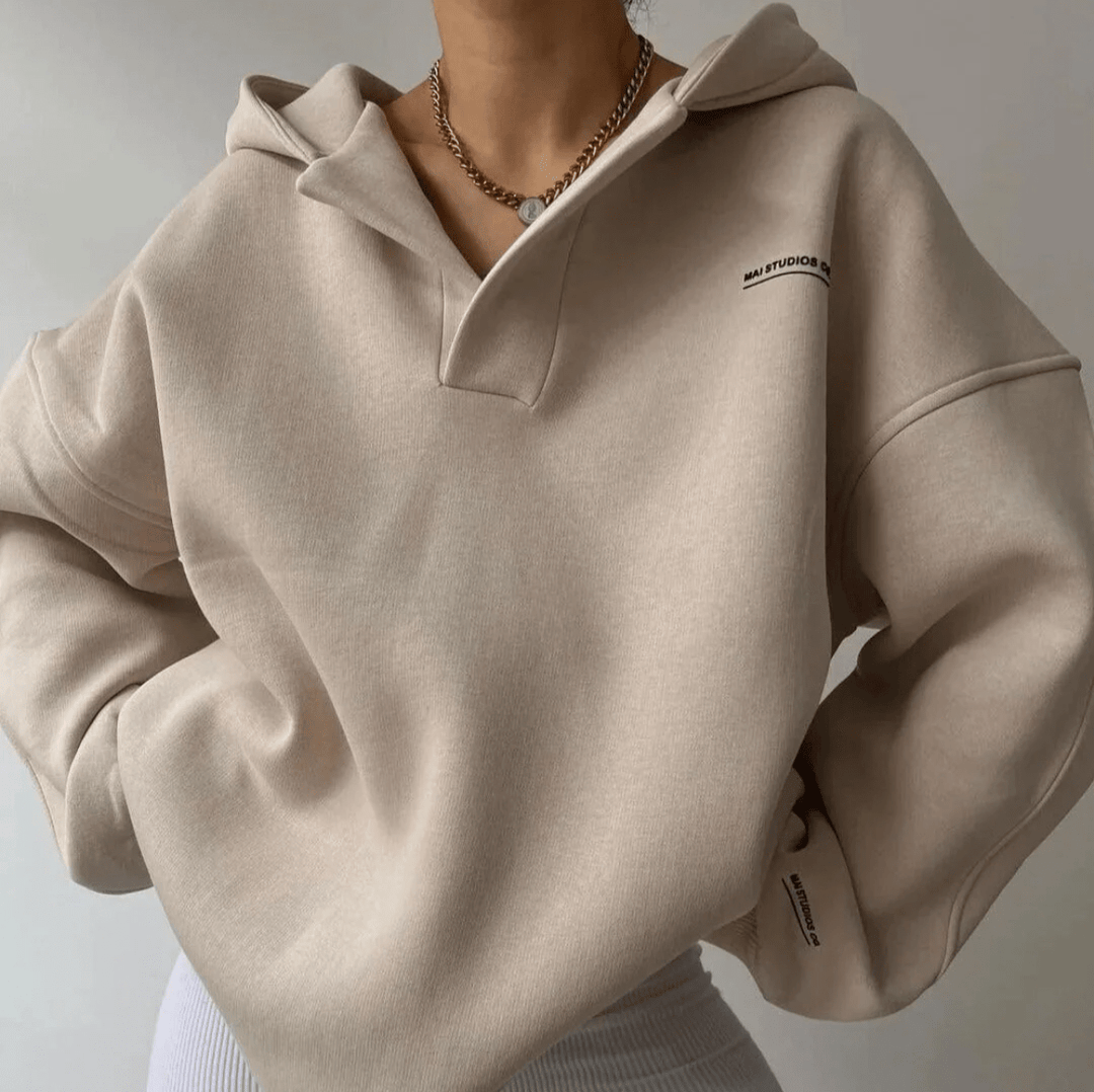 Aveline | Damen Kapuzen Oversized Pullover für den Alltag