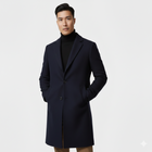 Herren Überjacke Kniehöhe - Slim Fit Einreiher Modell