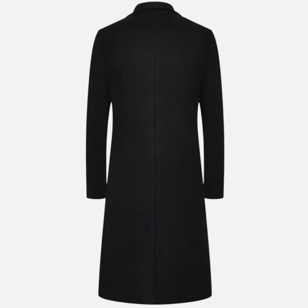 Herren Überjacke Kniehöhe - Slim Fit Einreiher Modell
