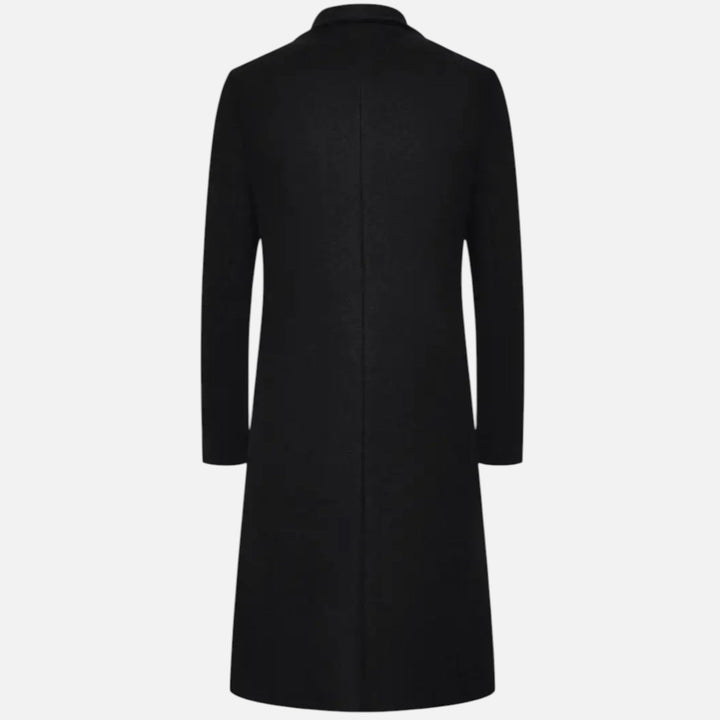 Herren Überjacke Kniehöhe - Slim Fit Einreiher Modell