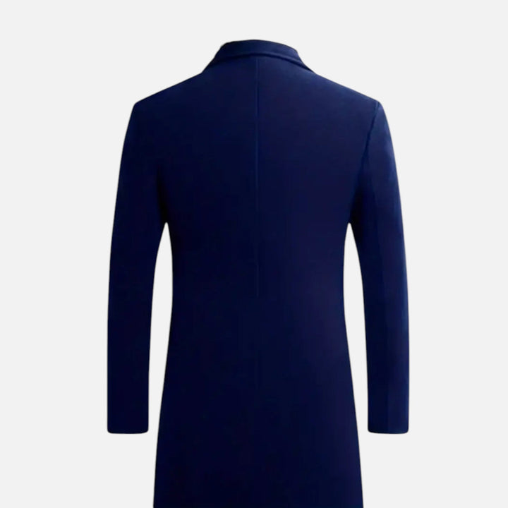 Herren Überjacke Kniehöhe - Slim Fit Einreiher Modell