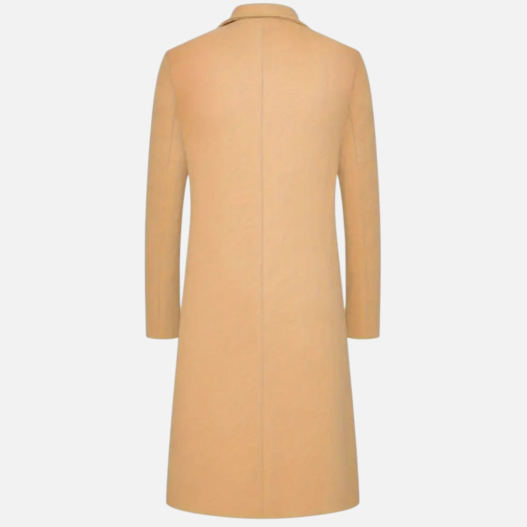 Herren Überjacke Kniehöhe - Slim Fit Einreiher Modell