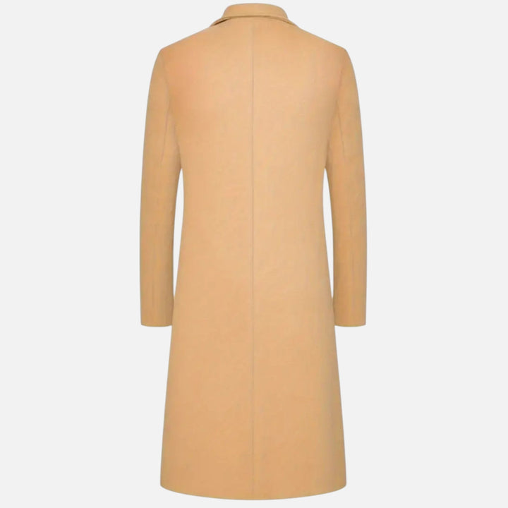 Herren Überjacke Kniehöhe - Slim Fit Einreiher Modell