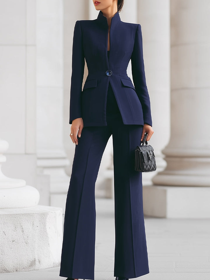 Mirabella | Damen Navy Blazer Hosen Set